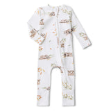 SNUGGLE HUNNY Koala Organic Snugglesuit Convertible Romper