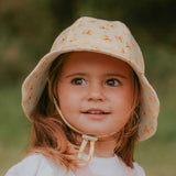 Toddler wearing BEDHEAD HATS Toddler Bucket Sun Hat - Butterfly