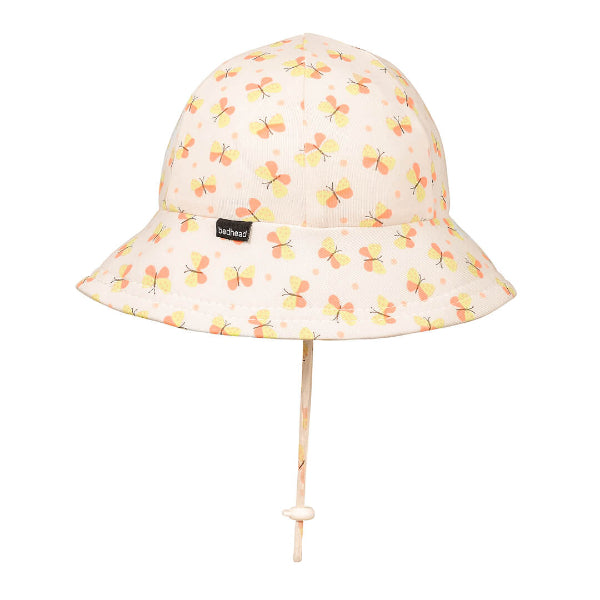 Side view of BEDHEAD HATS Toddler Bucket Sun Hat - Butterfly