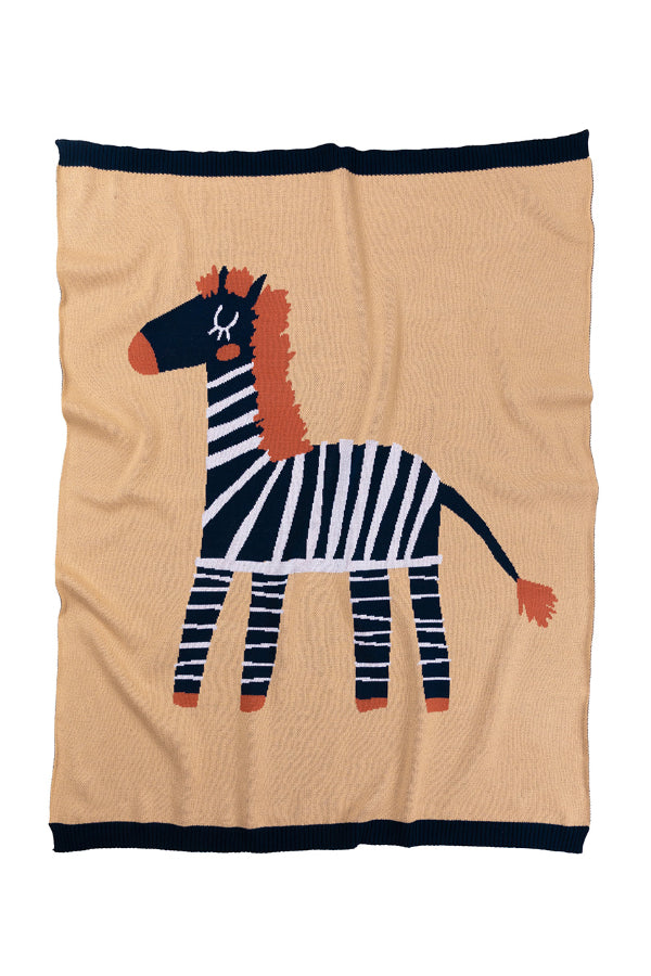 INDUS DESIGN Zebra Baby Blanket