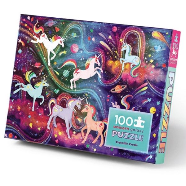 CROCODILE CREEK Holographic Puzzle 100 pc - Unicorn Galaxy boxed