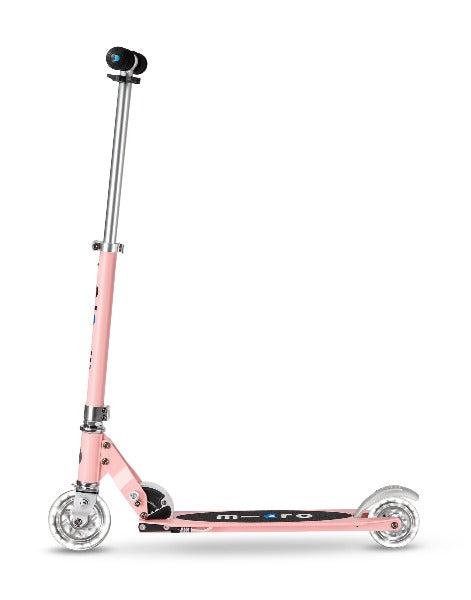 Micro Sprite Light Up Scooter - Neon Rose side view