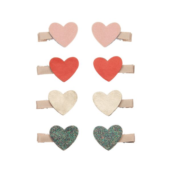 MIMI & LULA Retro Rainbow - Heart Mini Clips