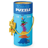 CROCODILE CREEK Tower Puzzle 30 pc - Dinosaur boxed in canister