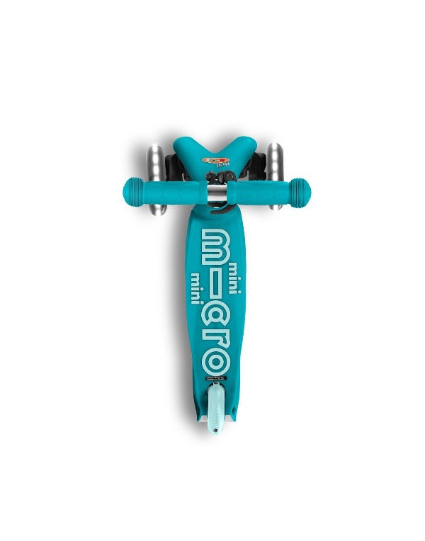 MICRO SCOOTERS Mini Micro Deluxe LED - Aqua top view