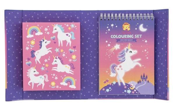 TIGER TRIBE Colouring Set - Unicorn Magic - Juno Boutique