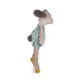MOULIN ROTY Trois Petits Lapins sage rabbit side view