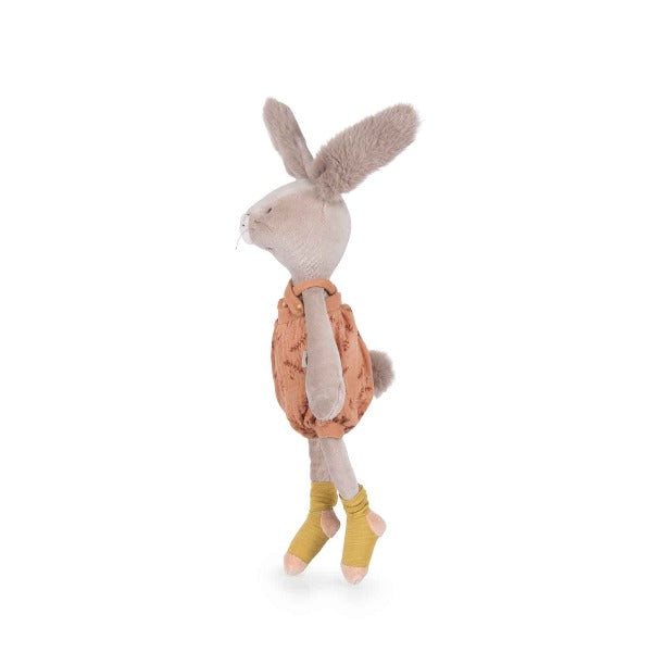 MOULIN ROTY Trois Petits Lapins clay rabbit side view