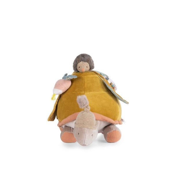 MOULIN ROTY Trois Petits Lapins large activity turtle front view