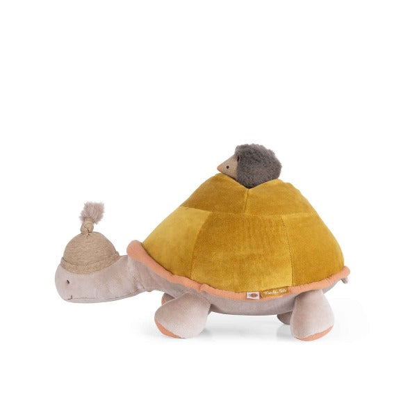 MOULIN ROTY Trois Petits Lapins large activity turtle side view 