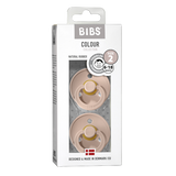 BIBS Colour 2 Pack - Blush packaged size 2