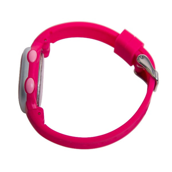 CACTUS Ace - Kids Digital Watch - Hot Pink side view