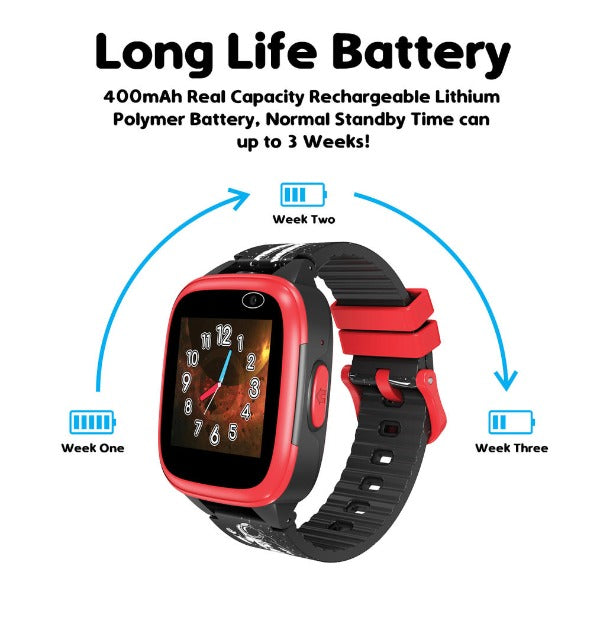 CACTUS KidoPlay Black/Red battery life