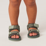 Child wearing the CRYWOLF Beach Sandal - Seagrass 