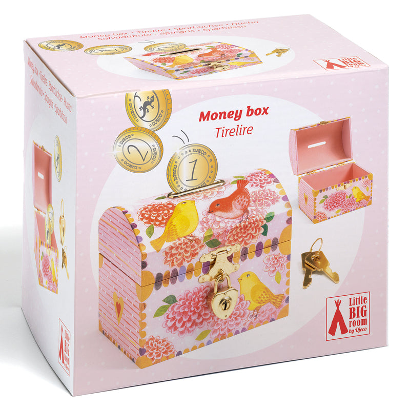 DJECO Money Box Birds4 packaged