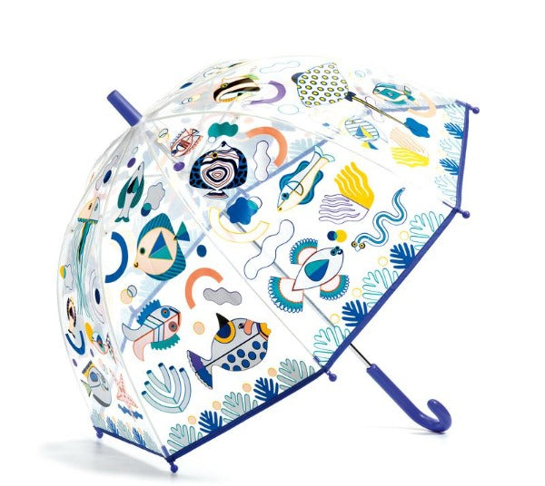 DJECO Colour Change PVC Umbrella - Fish