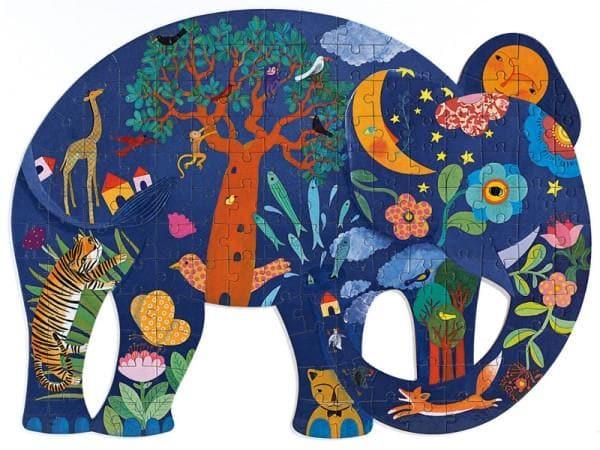 DJECO Puzzle - Elephant 150pc - Juno Boutique