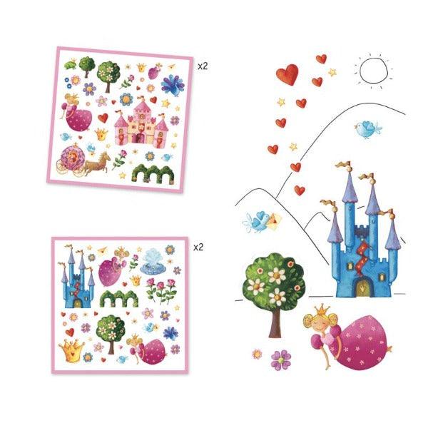 DJECO Stickers - Princess Marguerite