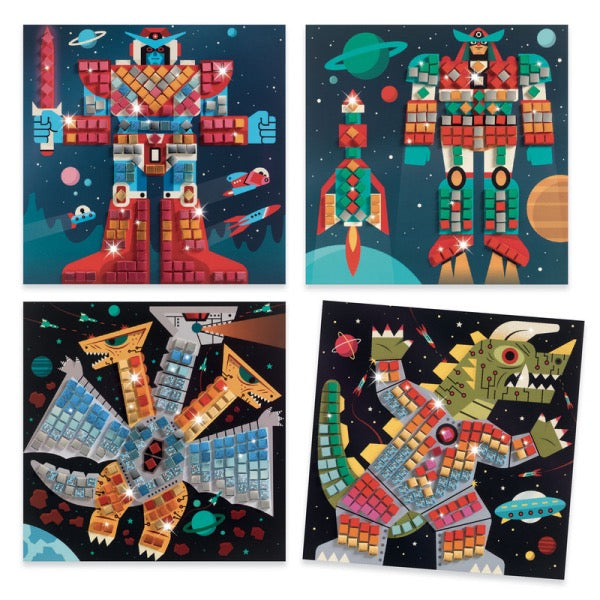 DJECO Space Battle Mosaic Kit artwork