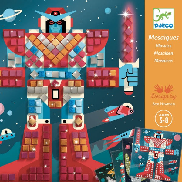 DJECO Space Battle Mosaic Kit boxed