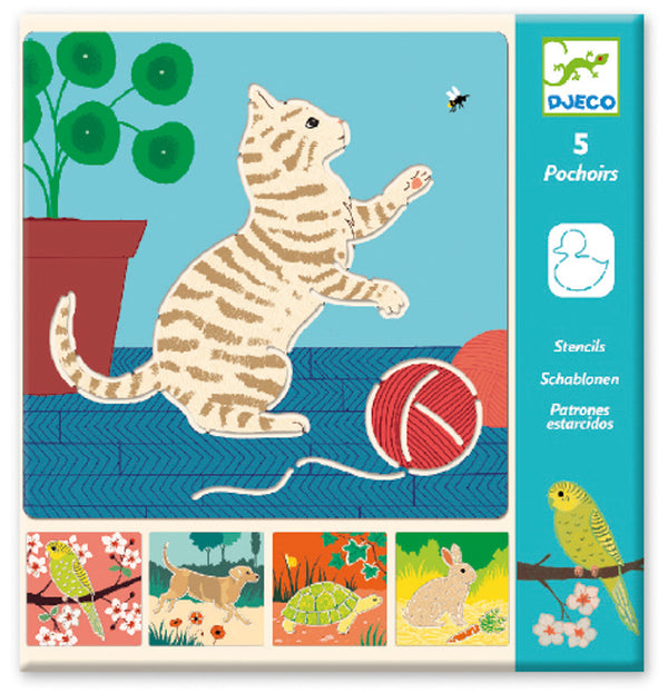 DJECO Cute Companions Stencils