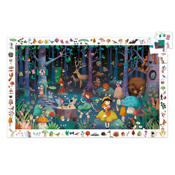 DJECO Enchanted Forest 100pc Observation Puzzle