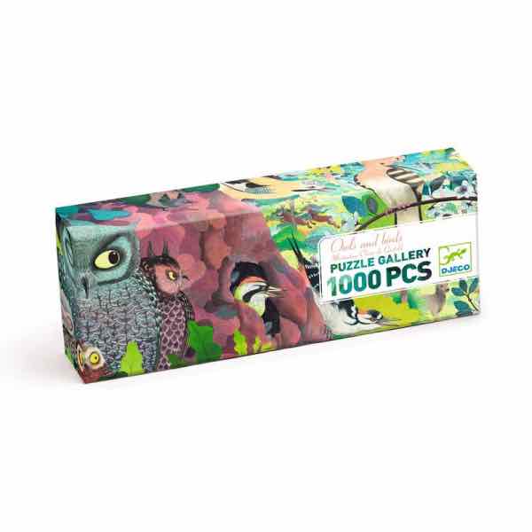 DJECO Owls & Birds 1000 piece Gallery Puzzle boxed