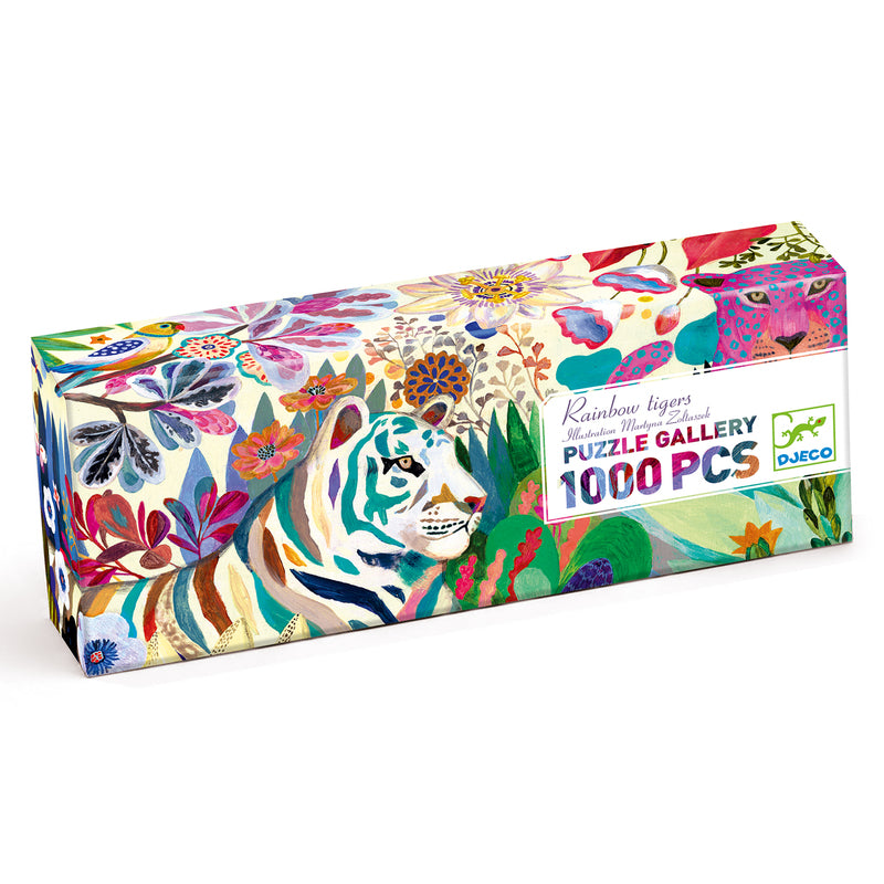 DJECO Rainbow Tigers - 1000 piece BOXED