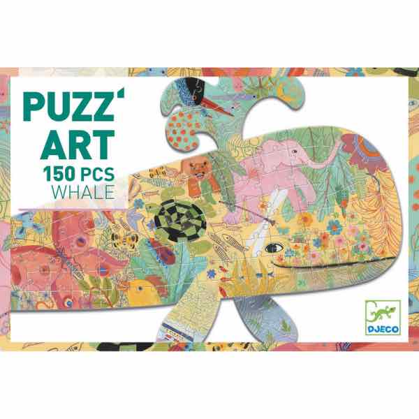 DJECO Whale 150pc Art Puzzle PACKAGING