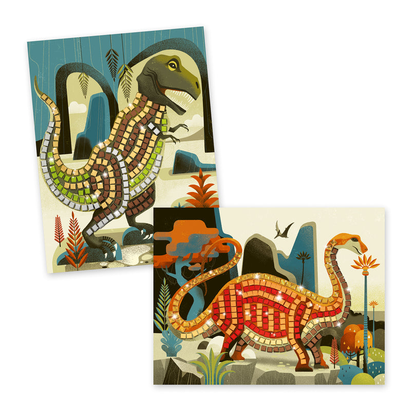 DJECO Dinosaurs Mosaics finished artwork