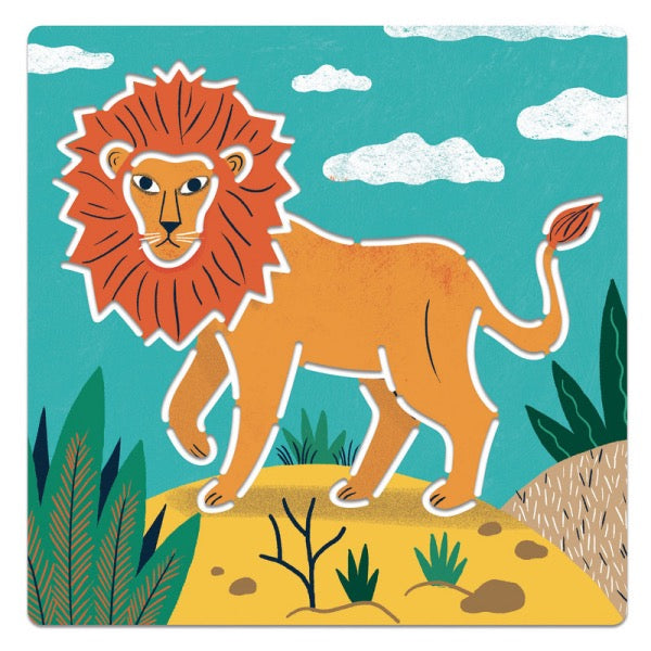 DJECO Wild Animals Stencils - Lion stencil