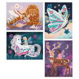 DJECO The Enchanted World Mosaic Kit finished art