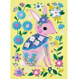 DJECO Pretty Wood Foil Pictures bunny artwork