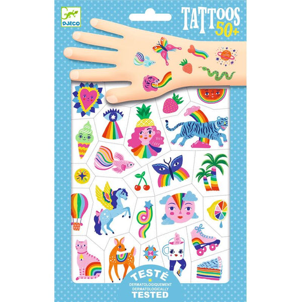 DJECO Rainbow Tattoos