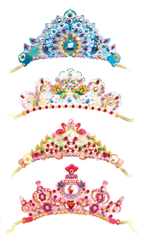 DJECO Do It Yourself Like A Princess Tiaras