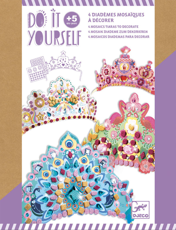 DJECO Do It Yourself Like A Princess Tiaras