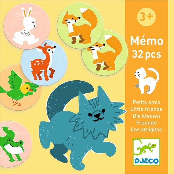 DJECO Little Friends Memo Game packaged