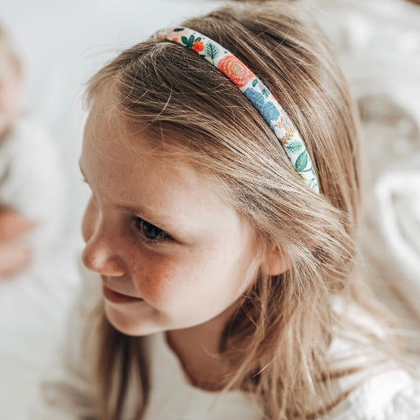 Girl wearing JOSIE JOAN'S Jasmine Alice headband