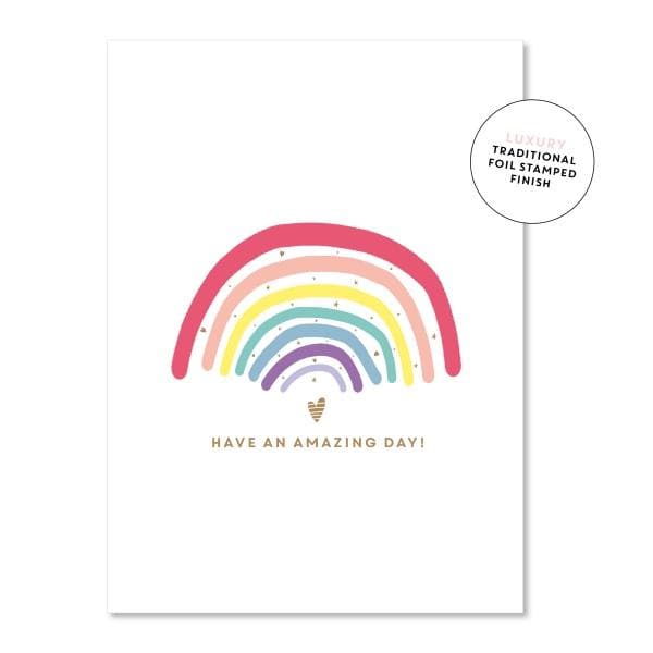 JUST SMITTEN CARDS | Happy Rainbow Birthday Card