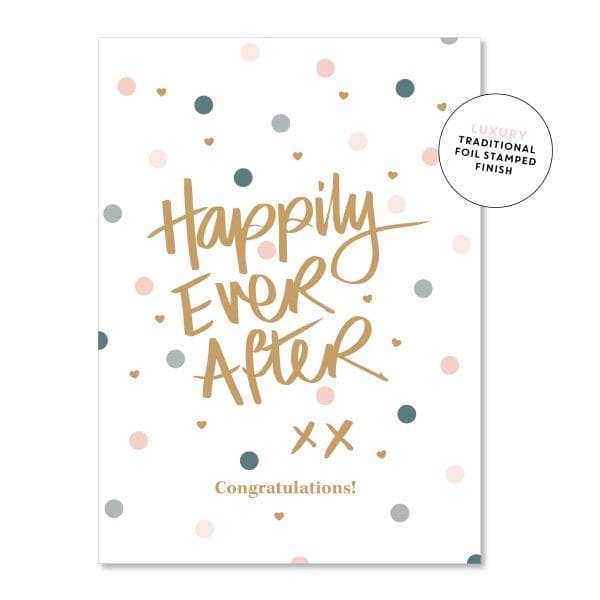 JUST SMITTEN CARDS | Happily Ever After - Wedding card