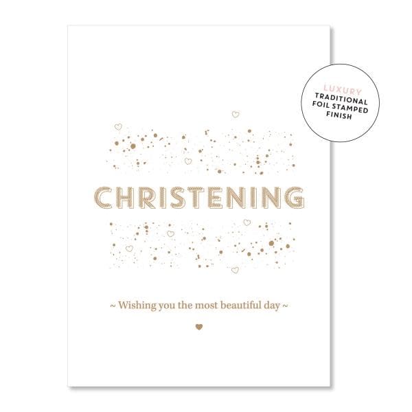 JUST SMITTEN CARDS | Christening Card