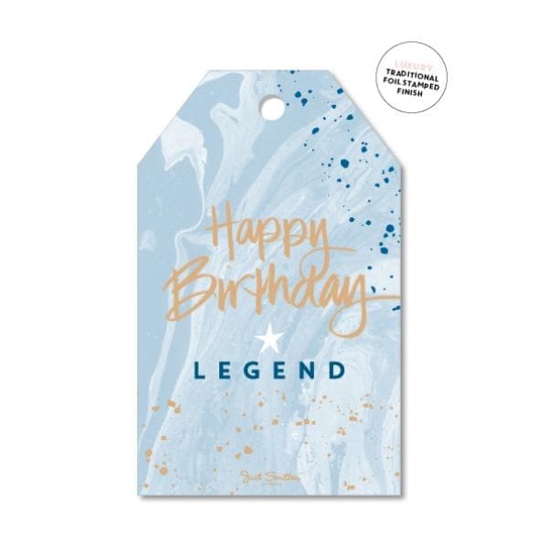 JUST SMITTEN CARDS | HB Legend Gift Tag