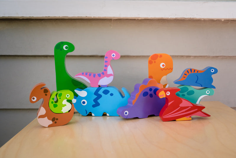 KIDDIE CONNECT Dinosaur Chunky Puzzle pieces