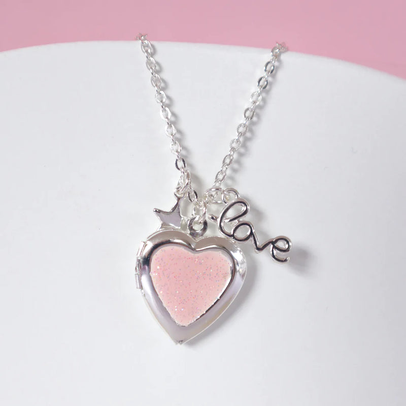 LAUREN HINKLEY Love Heart Locket Necklace