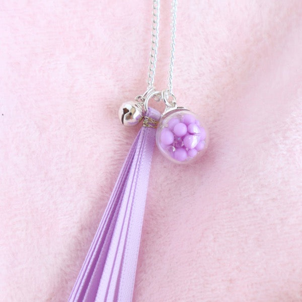 LAUREN HINKLEY Petite Fleur Violette Necklace