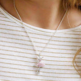 LAUREN HINKLEY Pink Ballerina Necklace