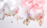 LAUREN HINKLEY Unicorn Carousel Charm Bracelet