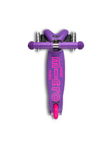 MICRO SCOOTERS Mini Micro Deluxe LED 3 Wheel Scooter - Purple/Pink top view