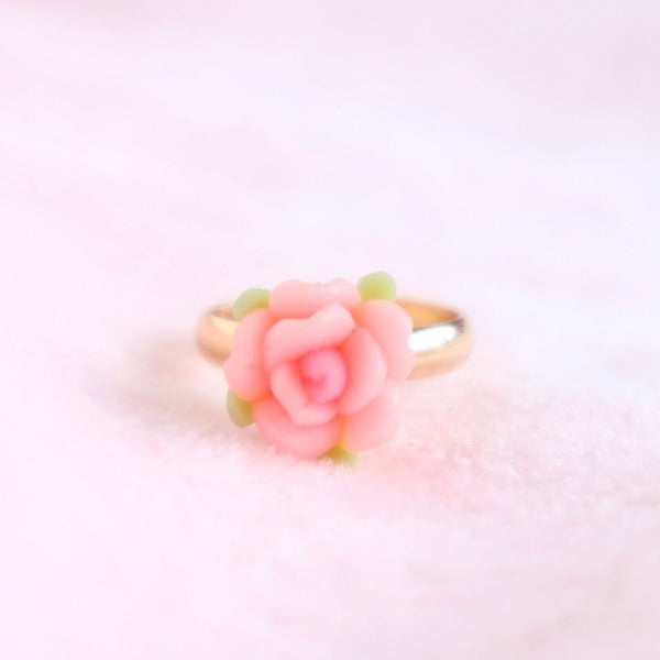 LAUREN HINKLEY Petite Fleur Rose Ring