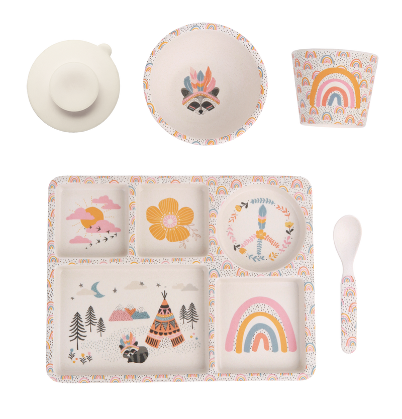 LOVE MAE Divided Plate Set - Gypsy Girl
